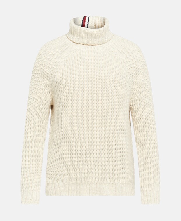 

Пуловер с высоким воротником Tommy Hilfiger, цвет Wool White
