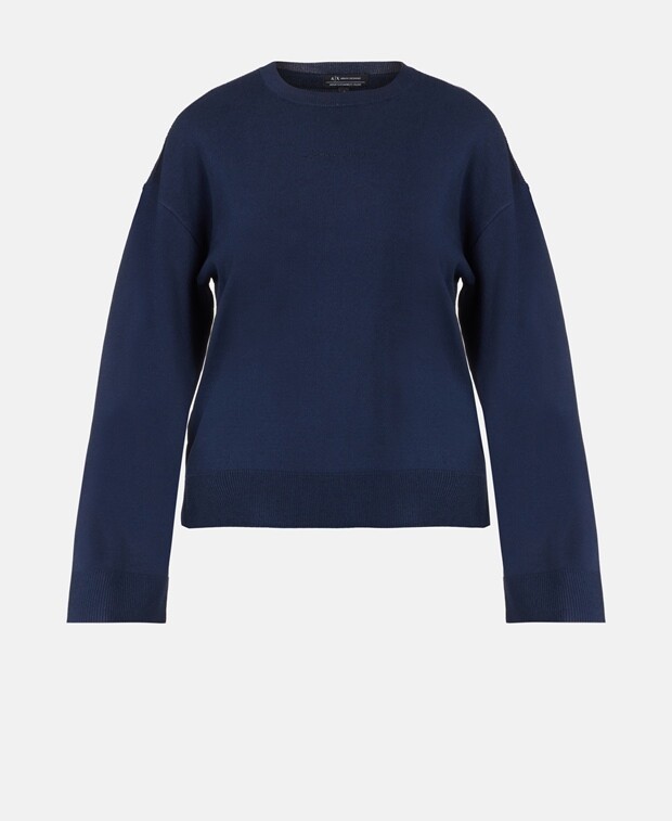 

Джемпер с длинными рукавами Armani Exchange, фиолетовый