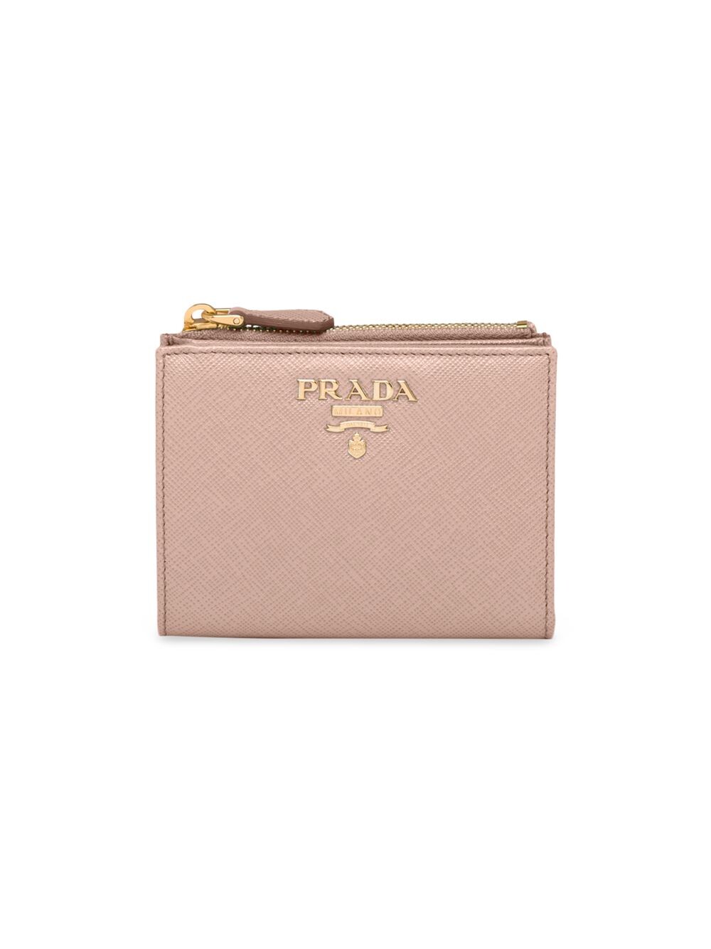

Маленький кошелек из сафьяновой кожи Prada, розовый