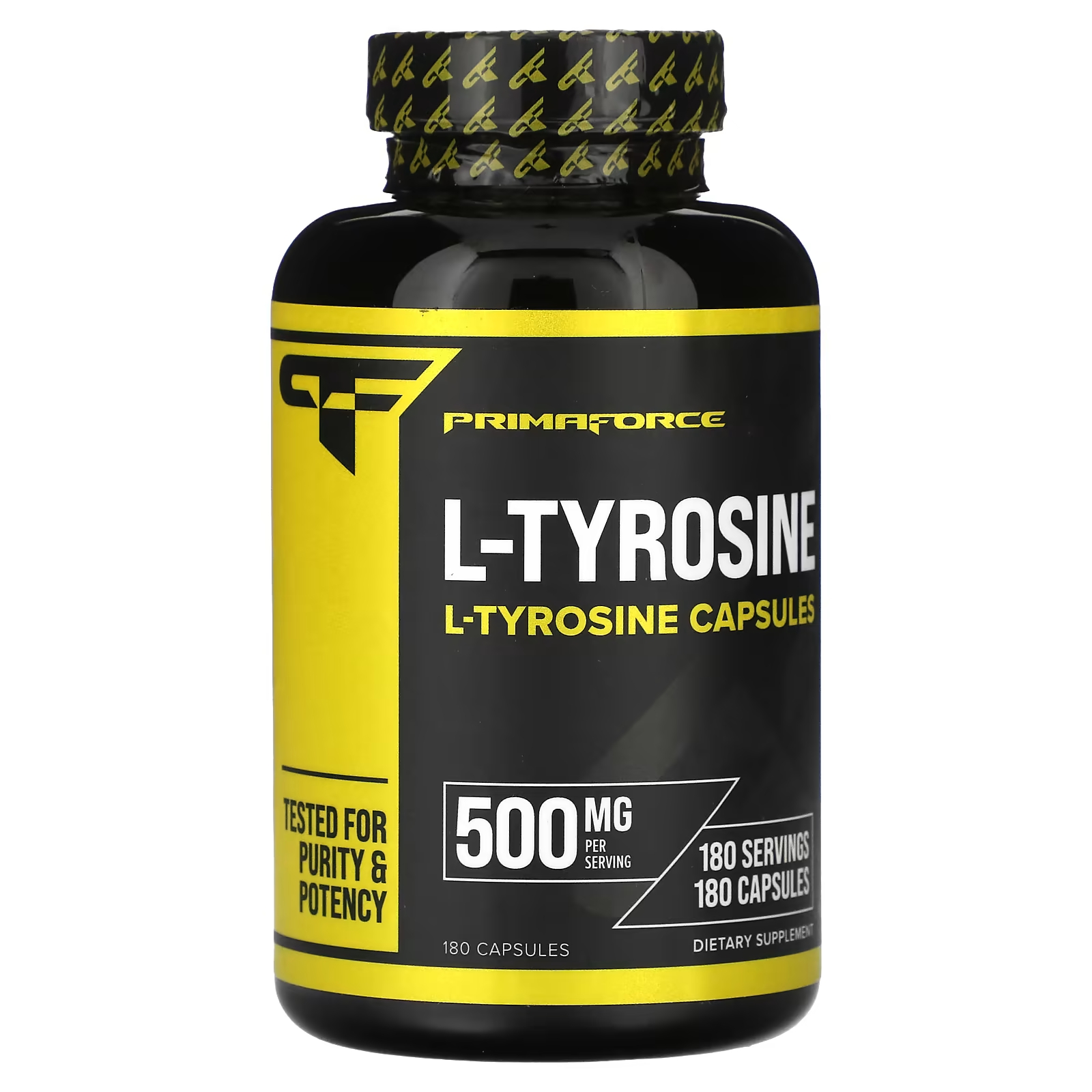 L-тирозин 500 мг 180 капсул Primaforce тирозин 500 мг vitameal l tyrosine л тирозин похудение 180 капсул