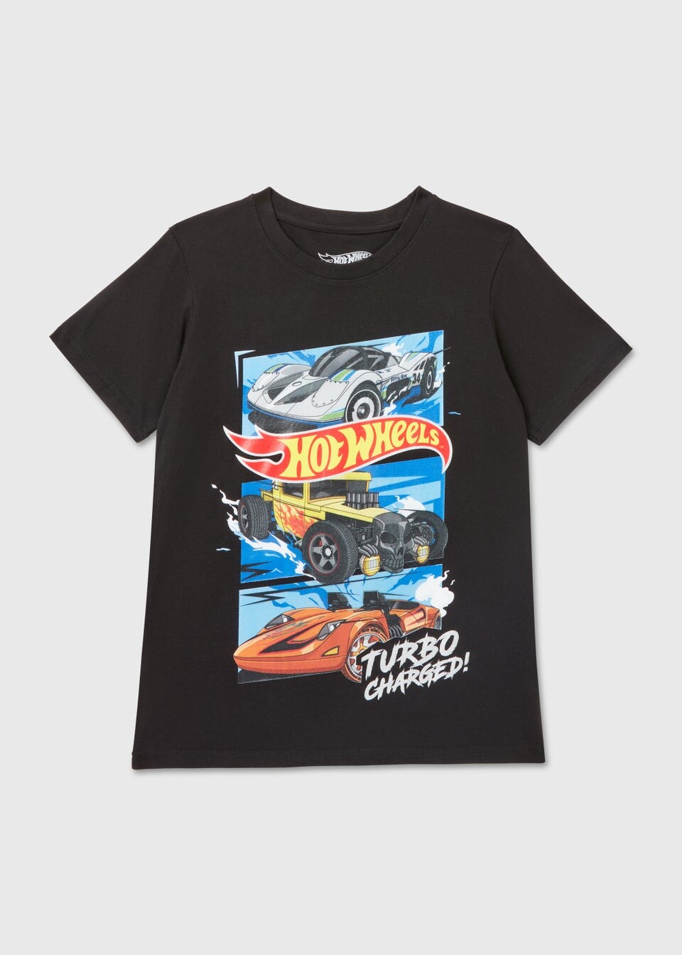 

Черная футболка Hot Wheels