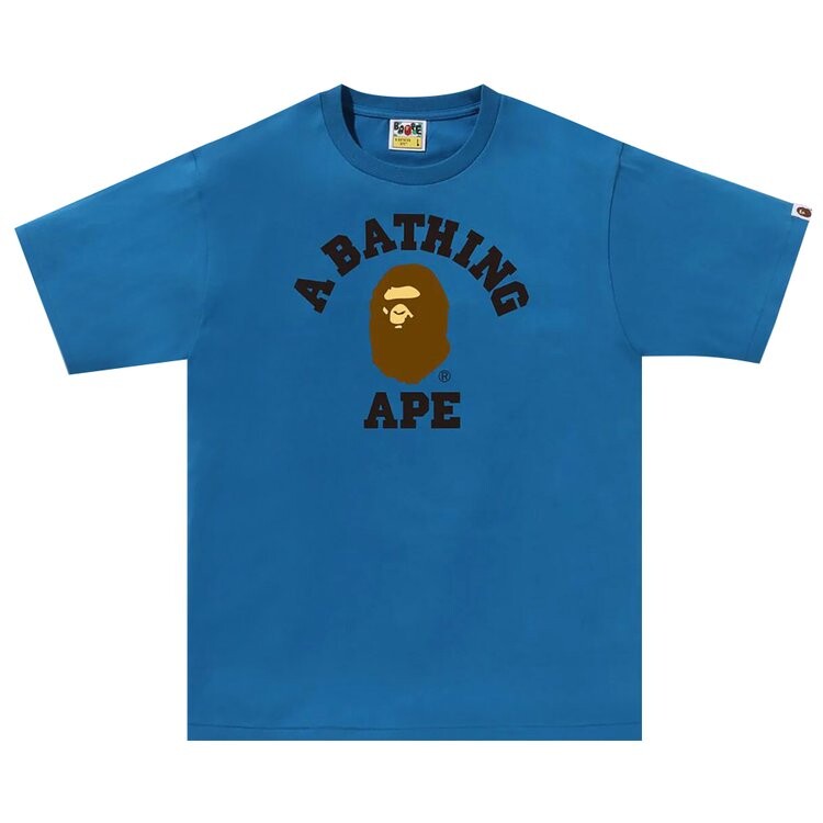 

Футболка BAPE College Tee, синий