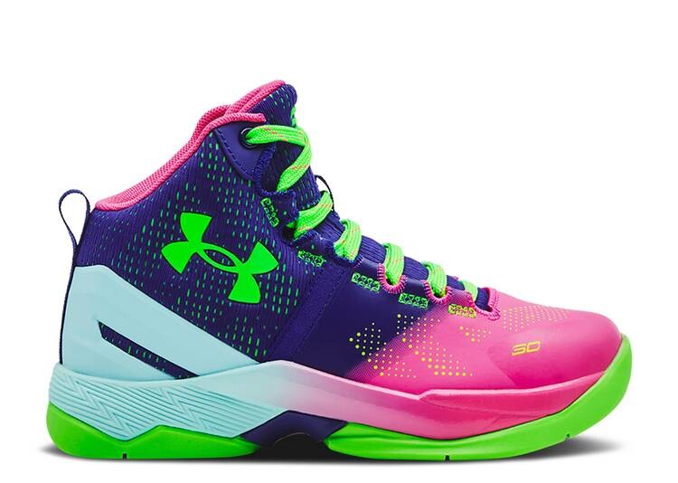 

Кроссовки Under Armour CURRY 2 RETRO PS 'NORTHERN LIGHTS' 2022,