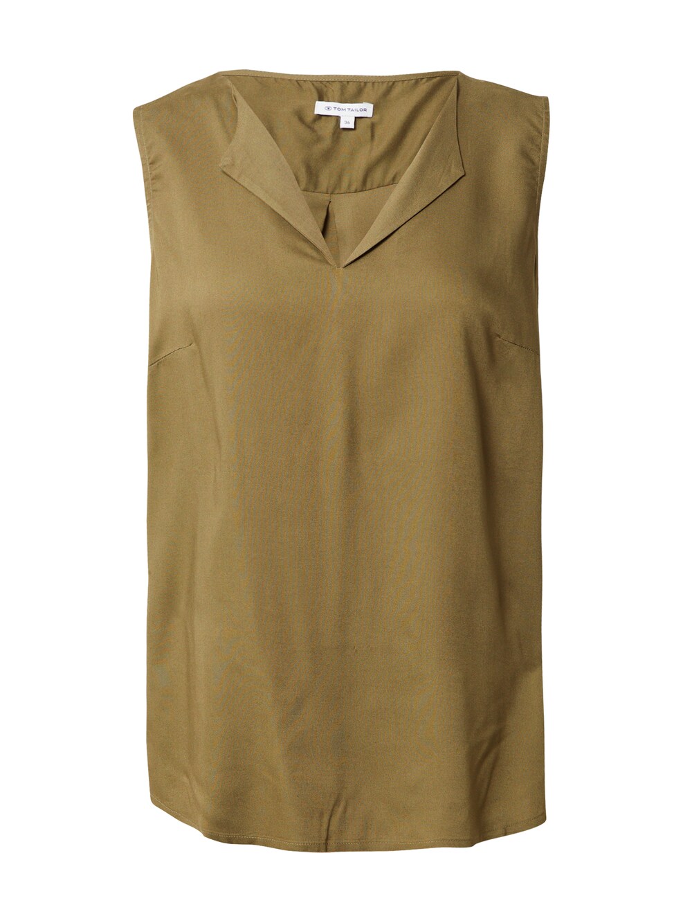 Блузка TOM TAILOR, оливковый блузка tom tailor летняя 42 размер