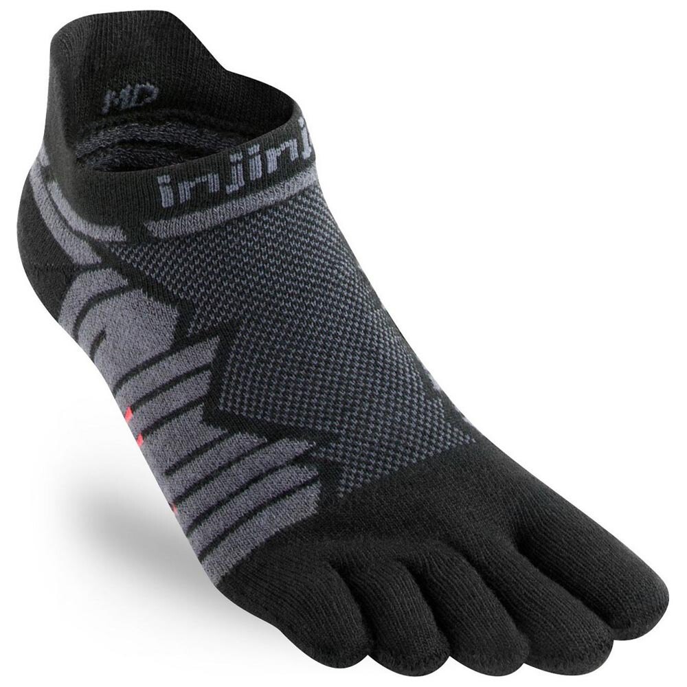 

Носки Injinji Ultra Run No-Show Coolmax, черный