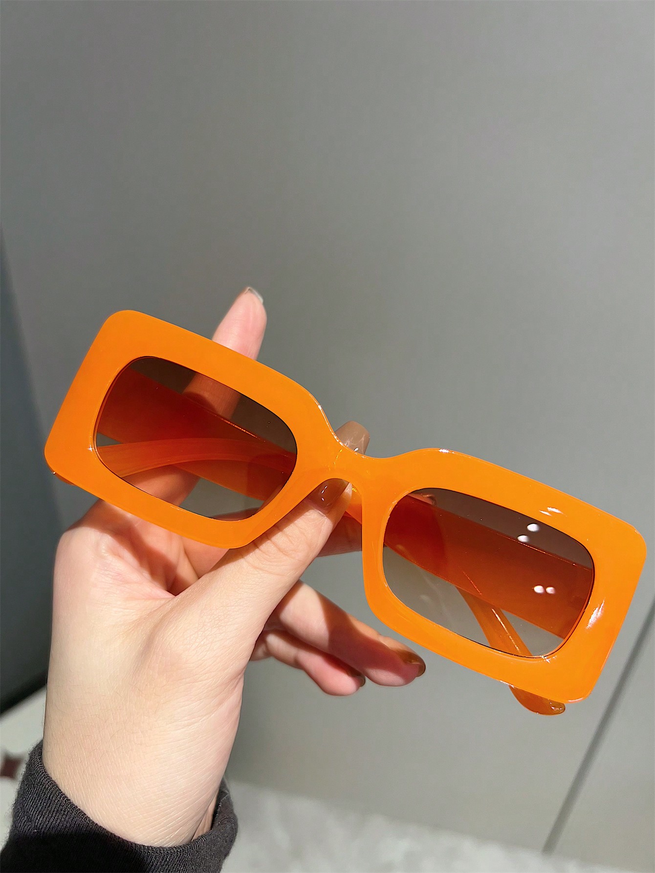 1шт стильные женские солнцезащитные очки квадратной формы