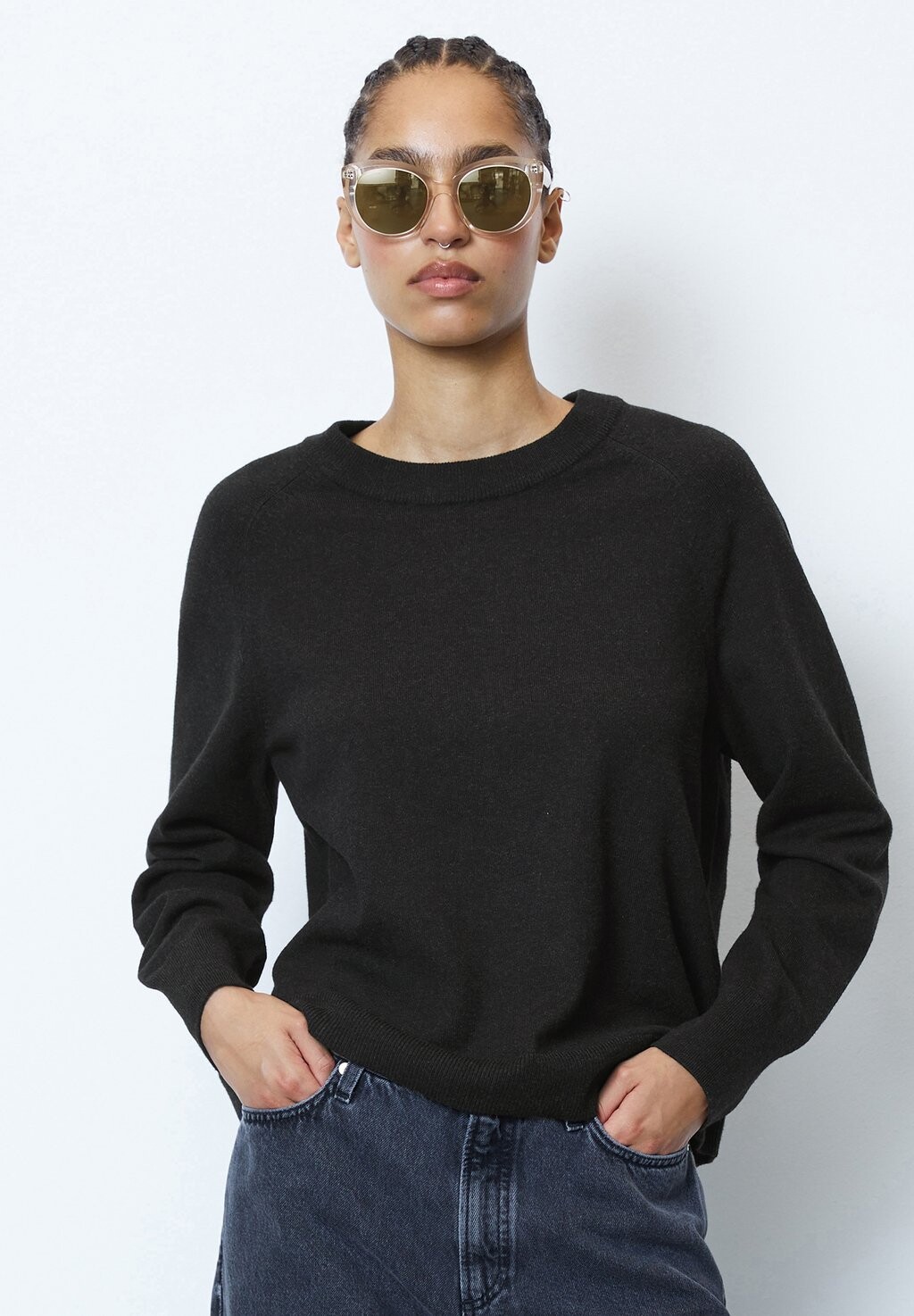 

Свитшот Marc O'Polo DENIM С РУКАВОМ РЕГЛАН С КРУГЛЫМ ВЫРЕЗОМ, черный