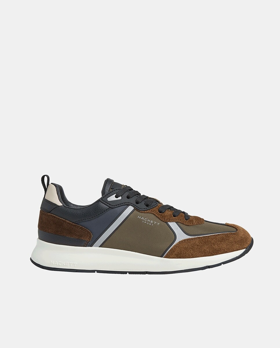 

Низкие мужские кроссовки H-Runner с контрастными вставками Hackett