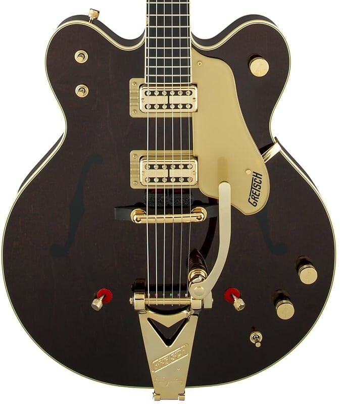 

Электрогитара Gretsch G6122T-62GE Vintage Select Country Gentleman - Walnut Stain Bigsby