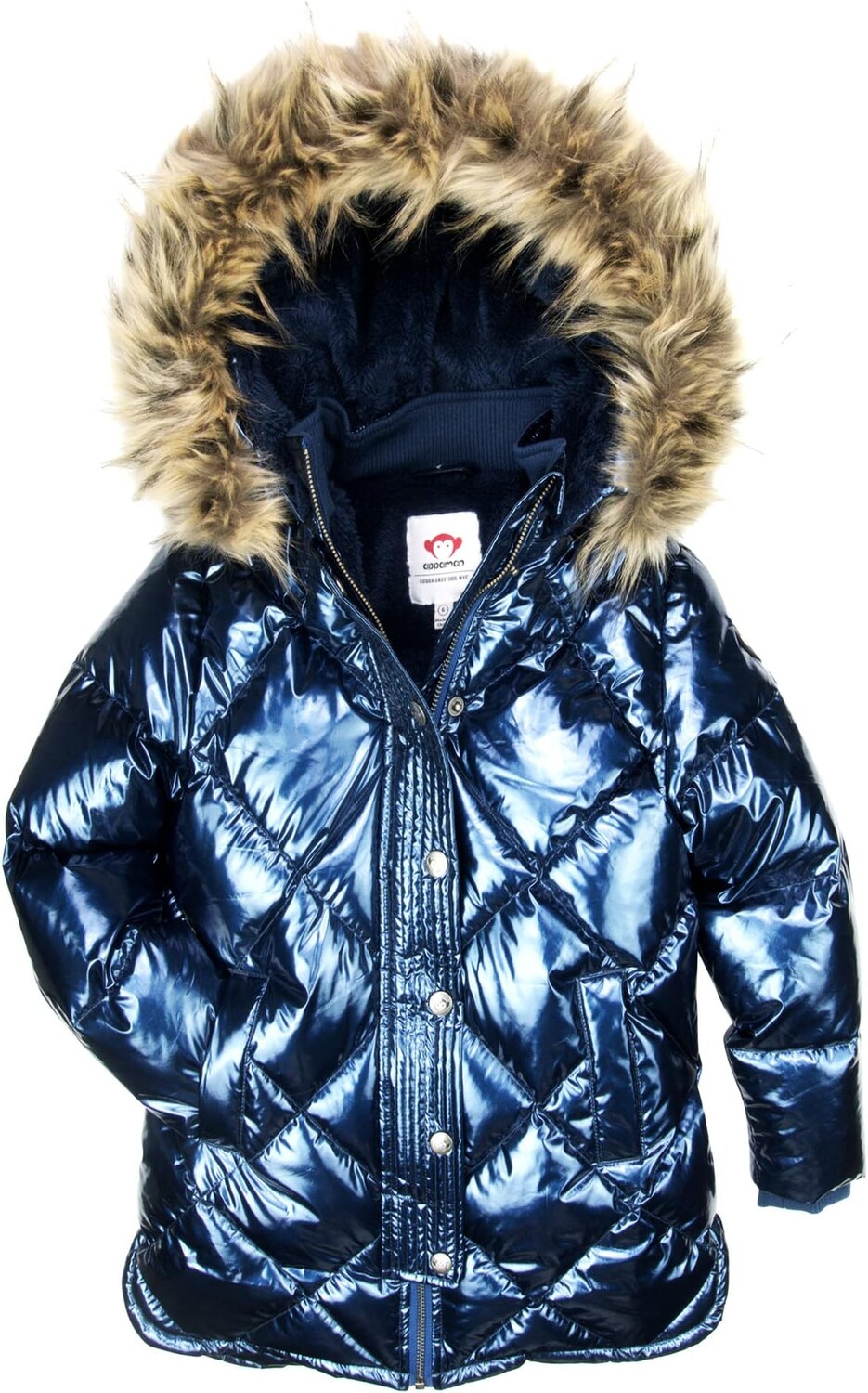 

Пуховик Appaman Sloan Insulated Puffer Coat, цвет Navy Shine