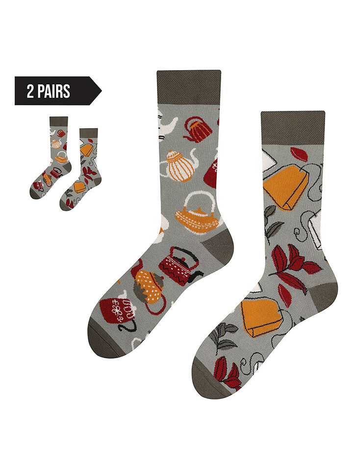 

Носки TODO SOCKS 2er Set, цвет grün/orange