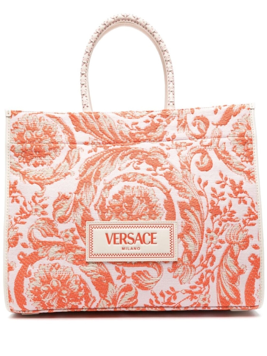 

Versace большая сумка Barocco Athena, розовый