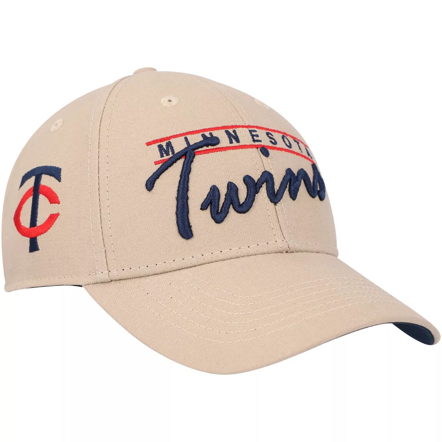 

Мужская регулируемая кепка цвета хаки Minnesota Twins Atwood MVP '47