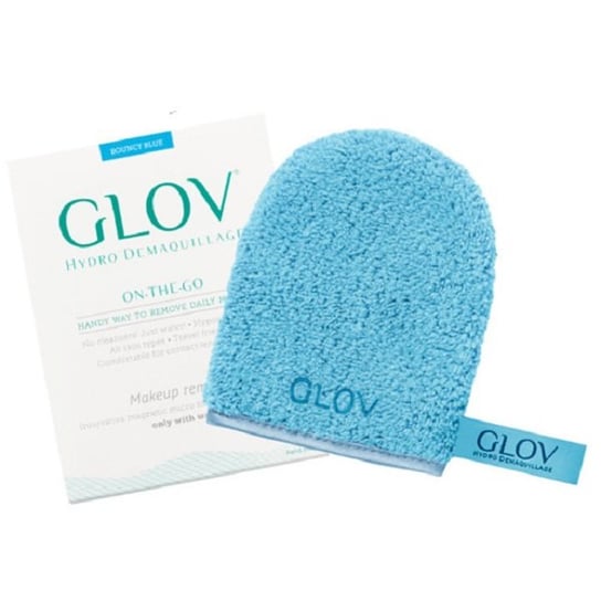 Надувные синие перчатки для снятия макияжа Glov, On The Go