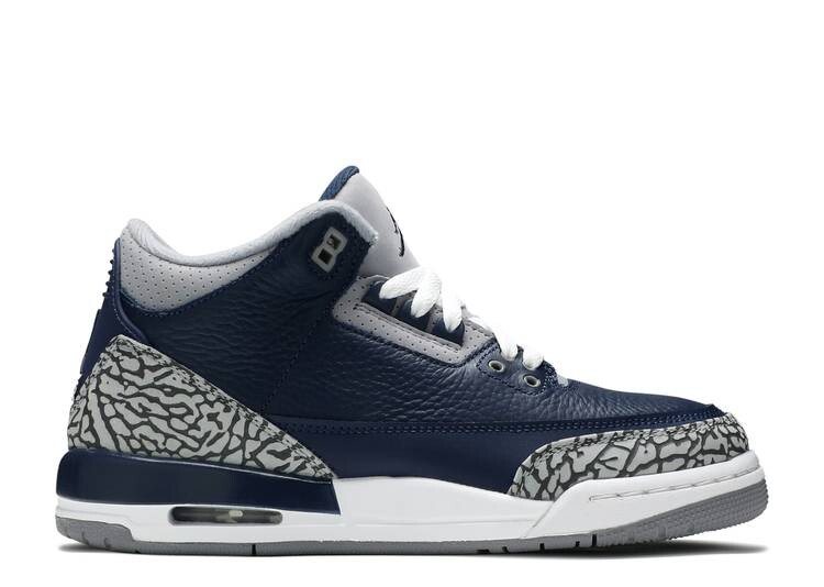 

Кроссовки AIR JORDAN 3 RETRO GS 'GEORGETOWN', нави