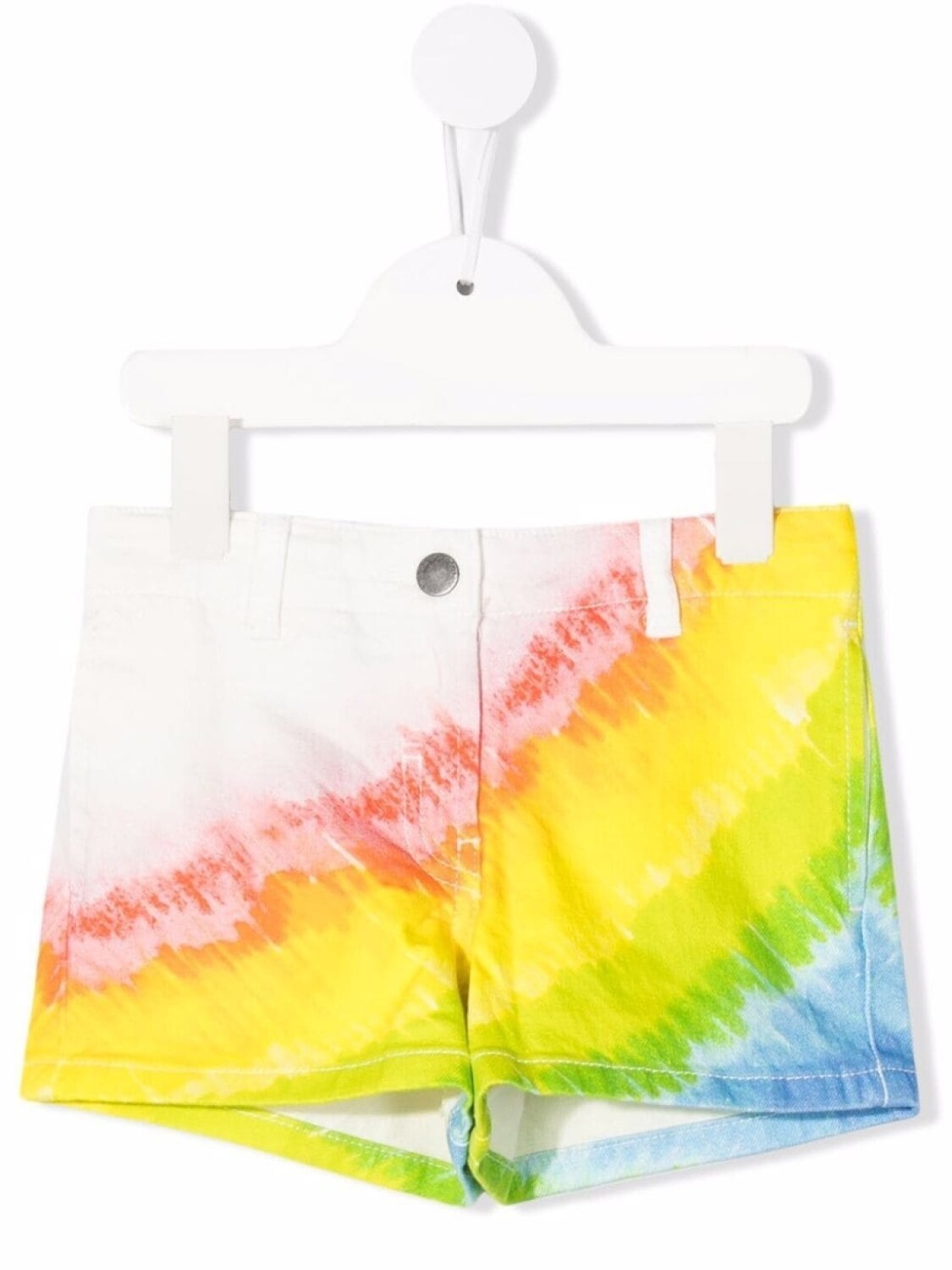 

Stella McCartney Kids джинсовые шорты с принтом, белый