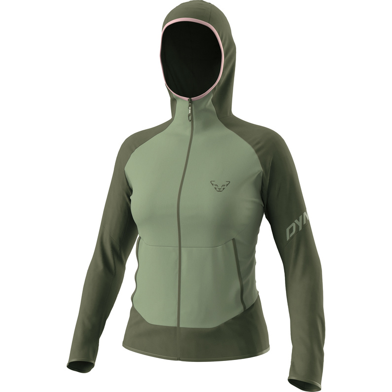 Женская легкая куртка с капюшоном Transalper Dynafit, зеленый