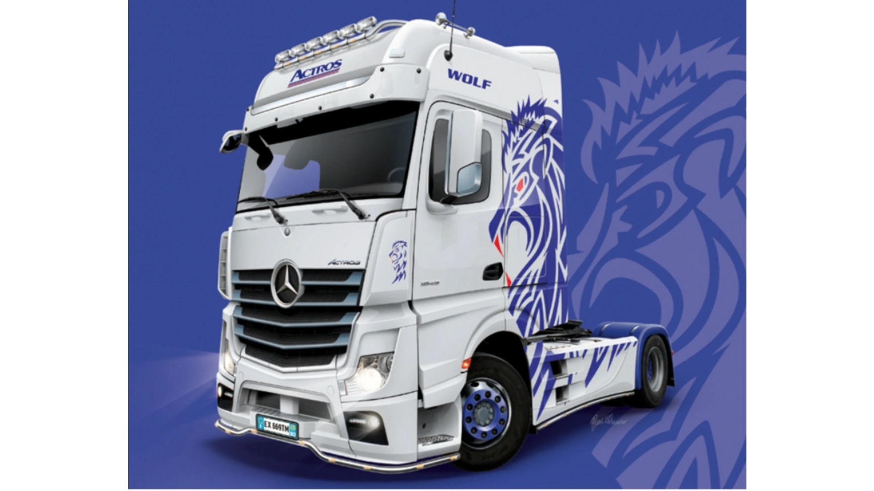 Italeri 1:24 M-B Actros MP4 Show GigaSpace