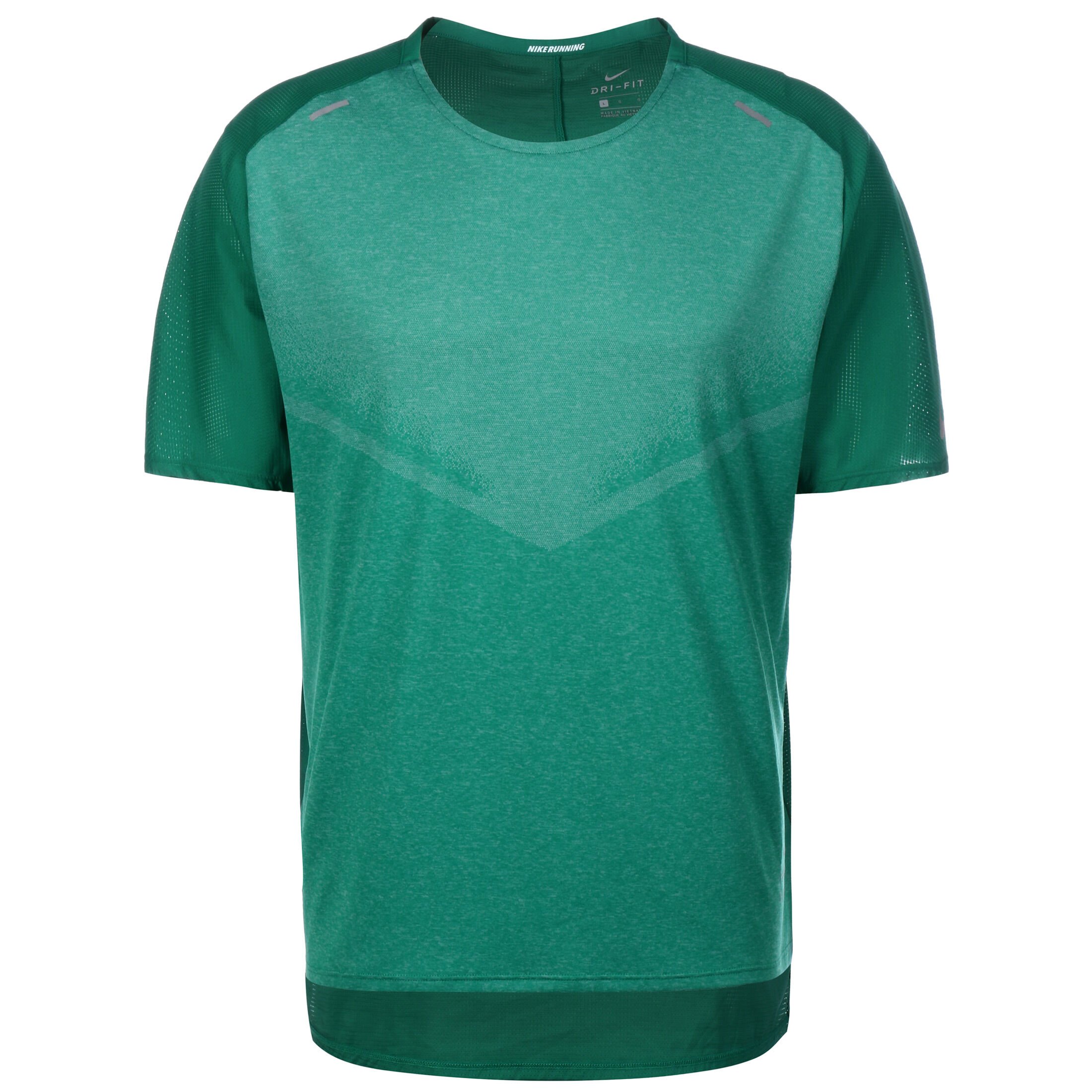 

Рубашка Nike Laufshirt Run Division Techknit Ultra, зеленый