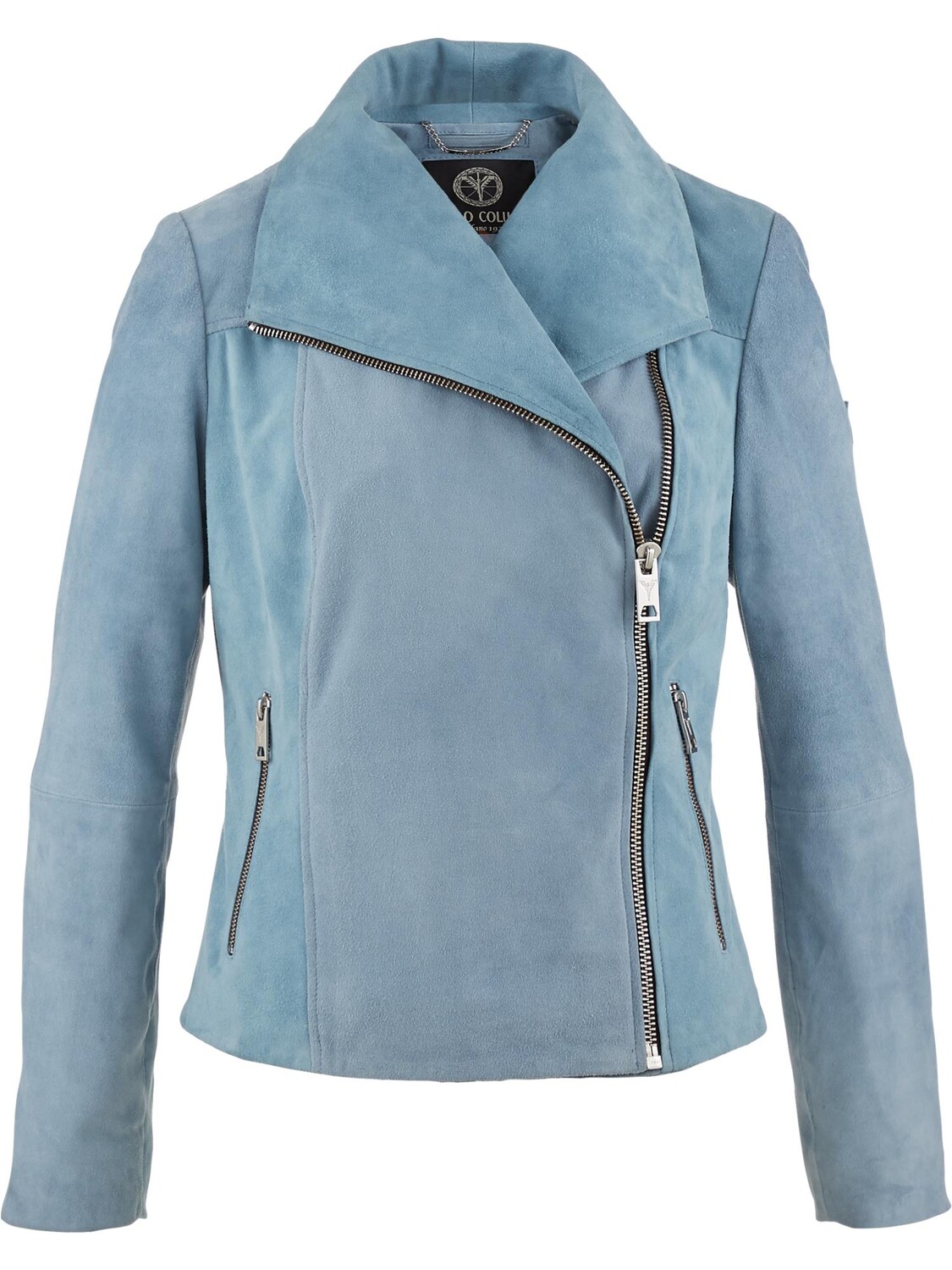 

Кожаная куртка Carlo Colucci Dal Bella, цвет Jeansblau