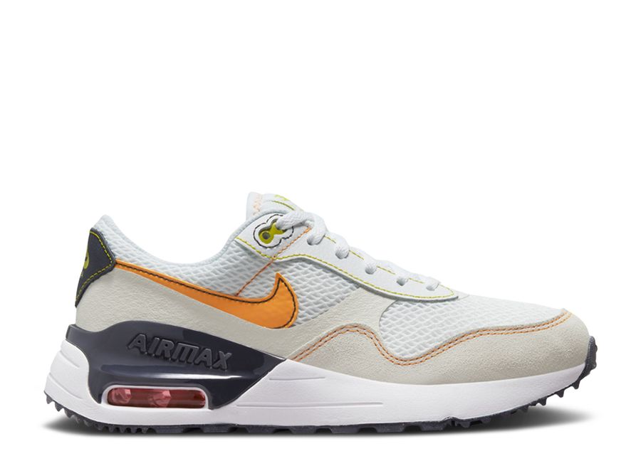 

Кроссовки Nike Air Max SYSTM GS, цвет White Vivid Orange