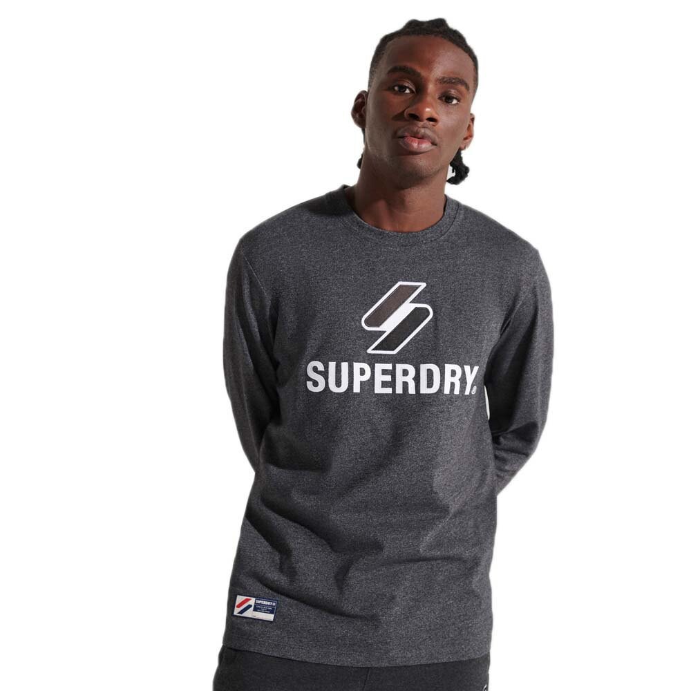 

Футболка Superdry Code Logo APQ, серый