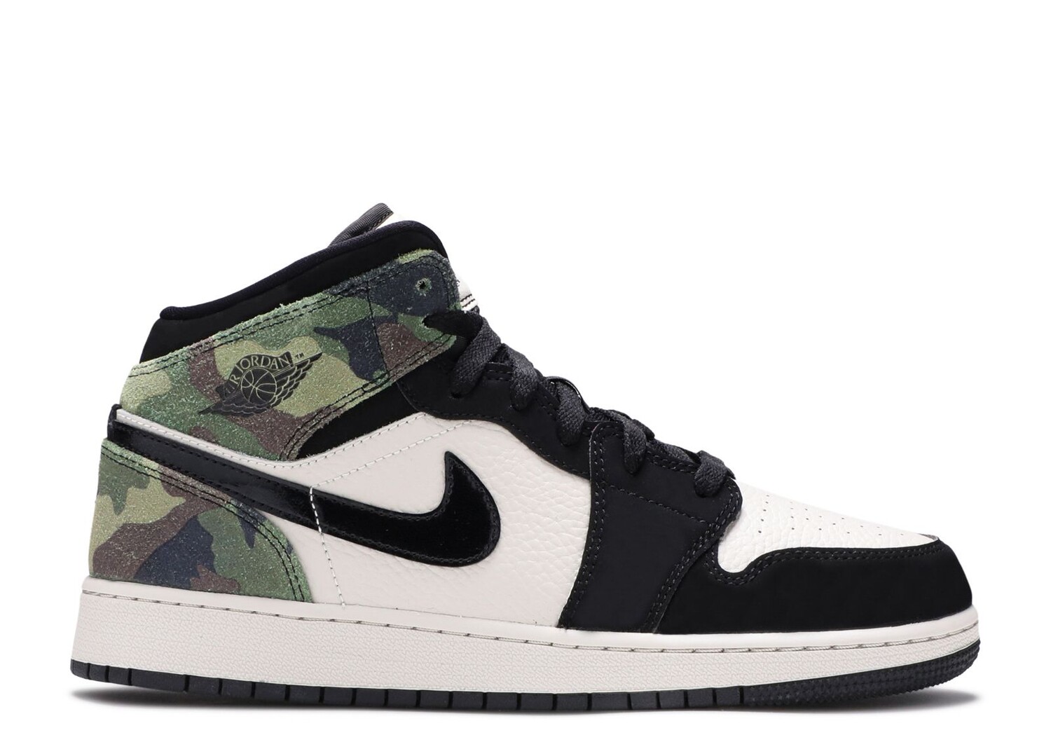 

Кроссовки Air Jordan Air Jordan 1 Mid Se Gs 'Camo', черный