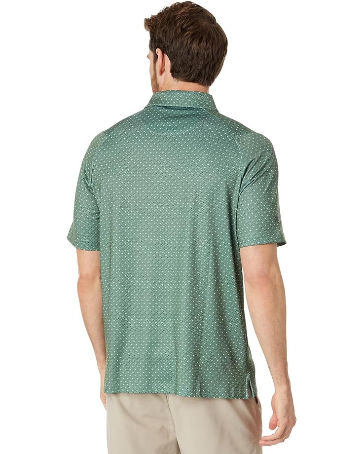 

Поло Callaway Swing Tech All Over Chevron Twill Polo, цвет Dark Forest