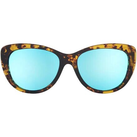 

Поляризованные солнцезащитные очки Runway/Sunny Couture Goodr, цвет Fast As Shell/Tortoise Shell Frame/Blue Reflective Lens