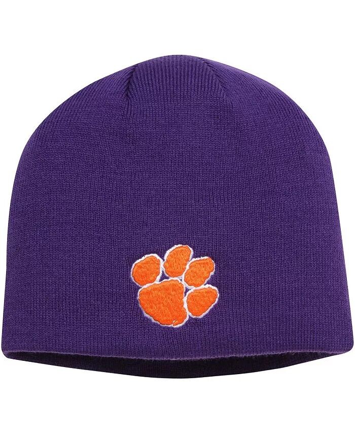 

Мужская фиолетовая вязаная шапка Clemson Tigers EZDOZIT Top Of The World, фиолетовый
