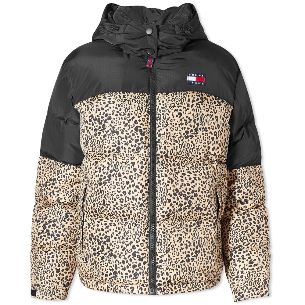 

Пуховик Tommy Jeans с леопардовым принтом Alaska, Коричневый