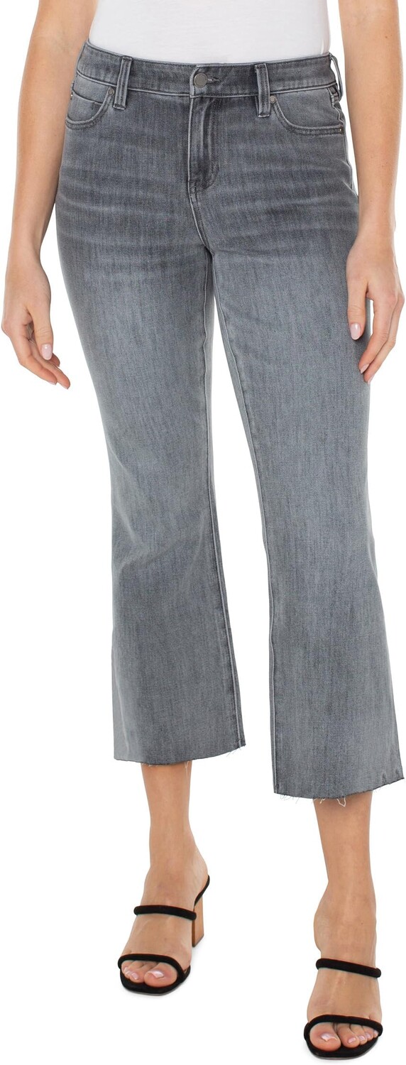 

Джинсы Hannah Cropped Flare with Cut Hem in Kessler Liverpool Los Angeles, цвет Kessler