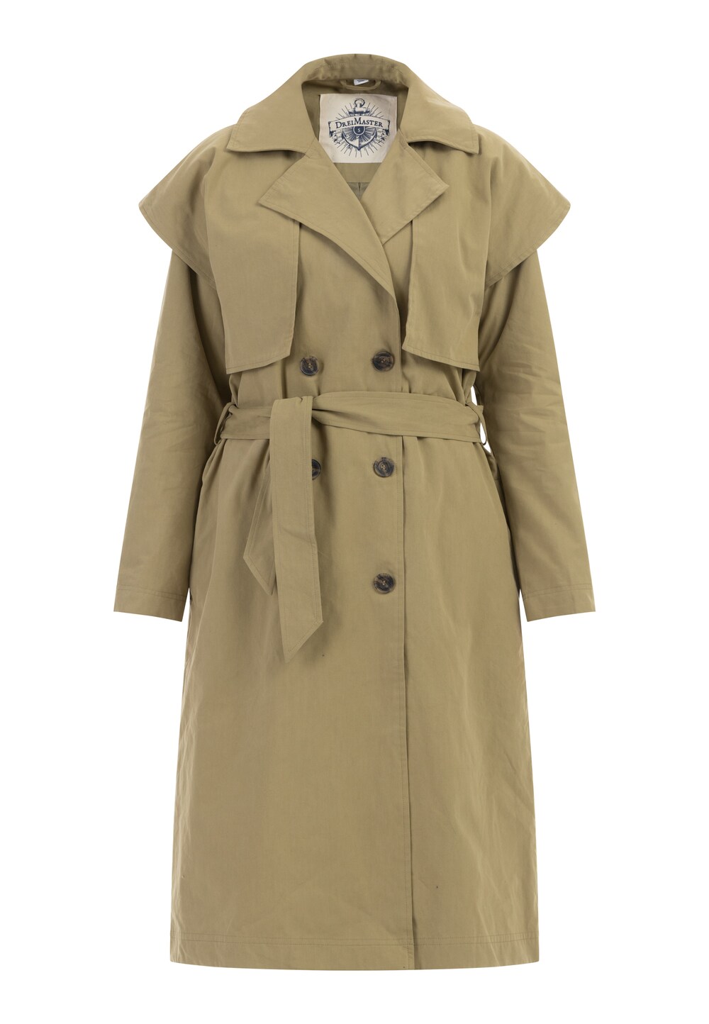 Межсезонное пальто DreiMaster, оливковый межсезонное пальто dreimaster коричневый