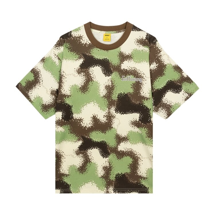 

Футболка GOLF WANG Spray Camo Tee, коричневый