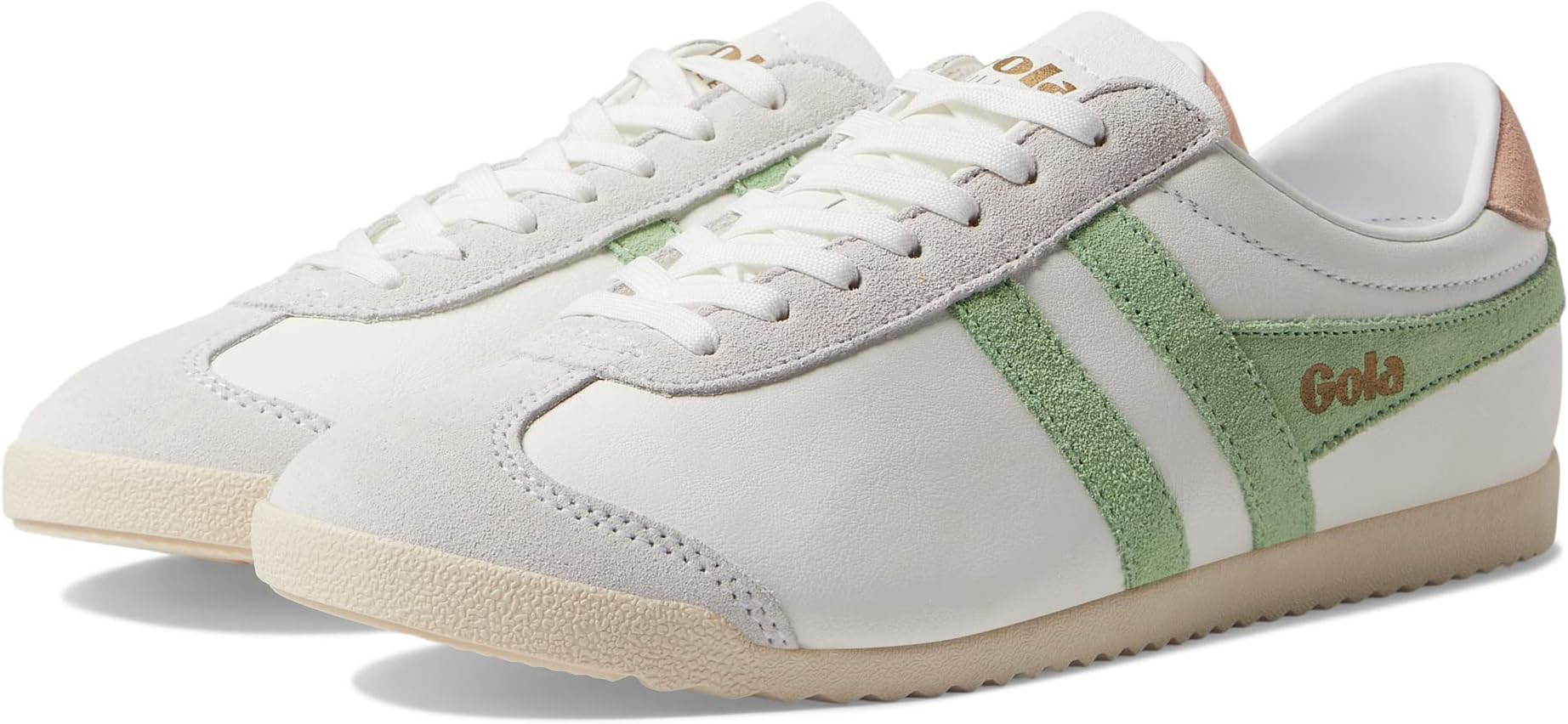 

Кроссовки Bullet Pure Gola, цвет White/Patina Green/Pearl Pink