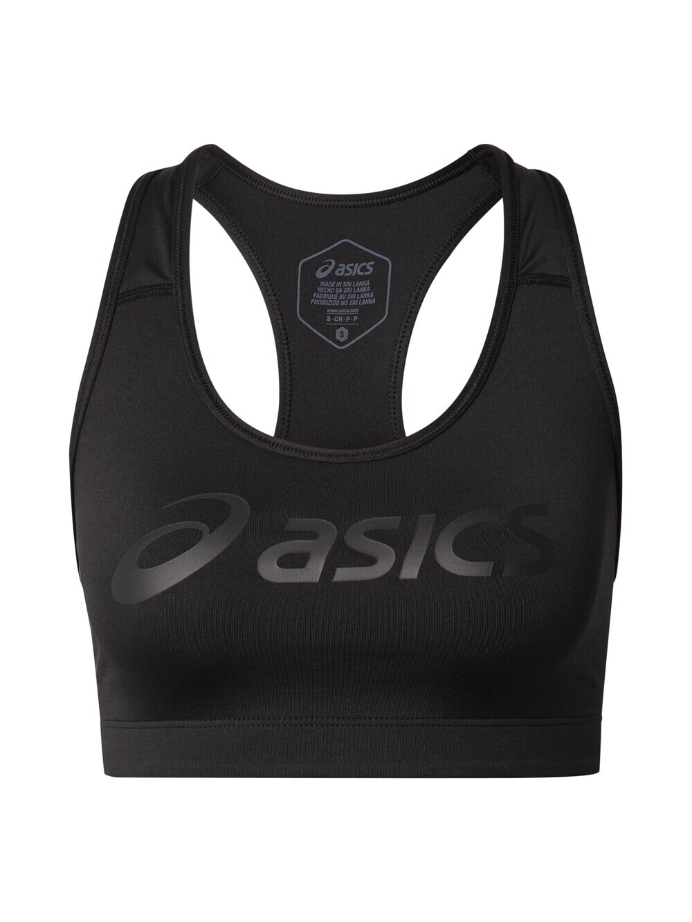 

Спортивный бюстгальтер без косточек ASICS, черный