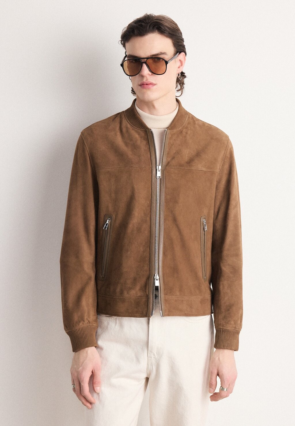 

Куртка-бомбер MALBANO BOSS, цвет open brown