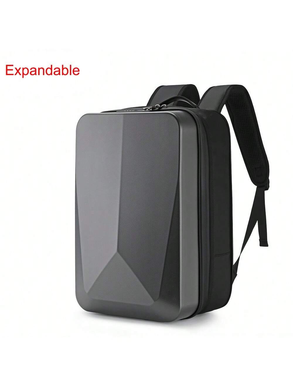 Противоугонный водонепроницаемый материал ABS + ПК, серый рюкзак мужской из ткани оксфорд с usb разъемом для зарядки для ноутбука рюкзаки тканевые
