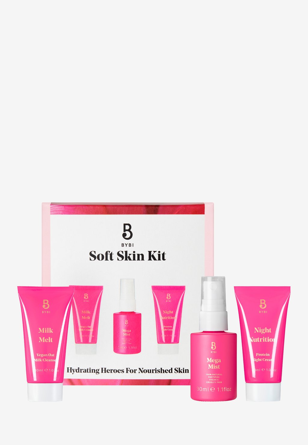 Набор для ухода за кожей Soft Skin Kit BYBI BEAUTY набор для восстанавливающего ухода за кожей лица ceramed soft skin