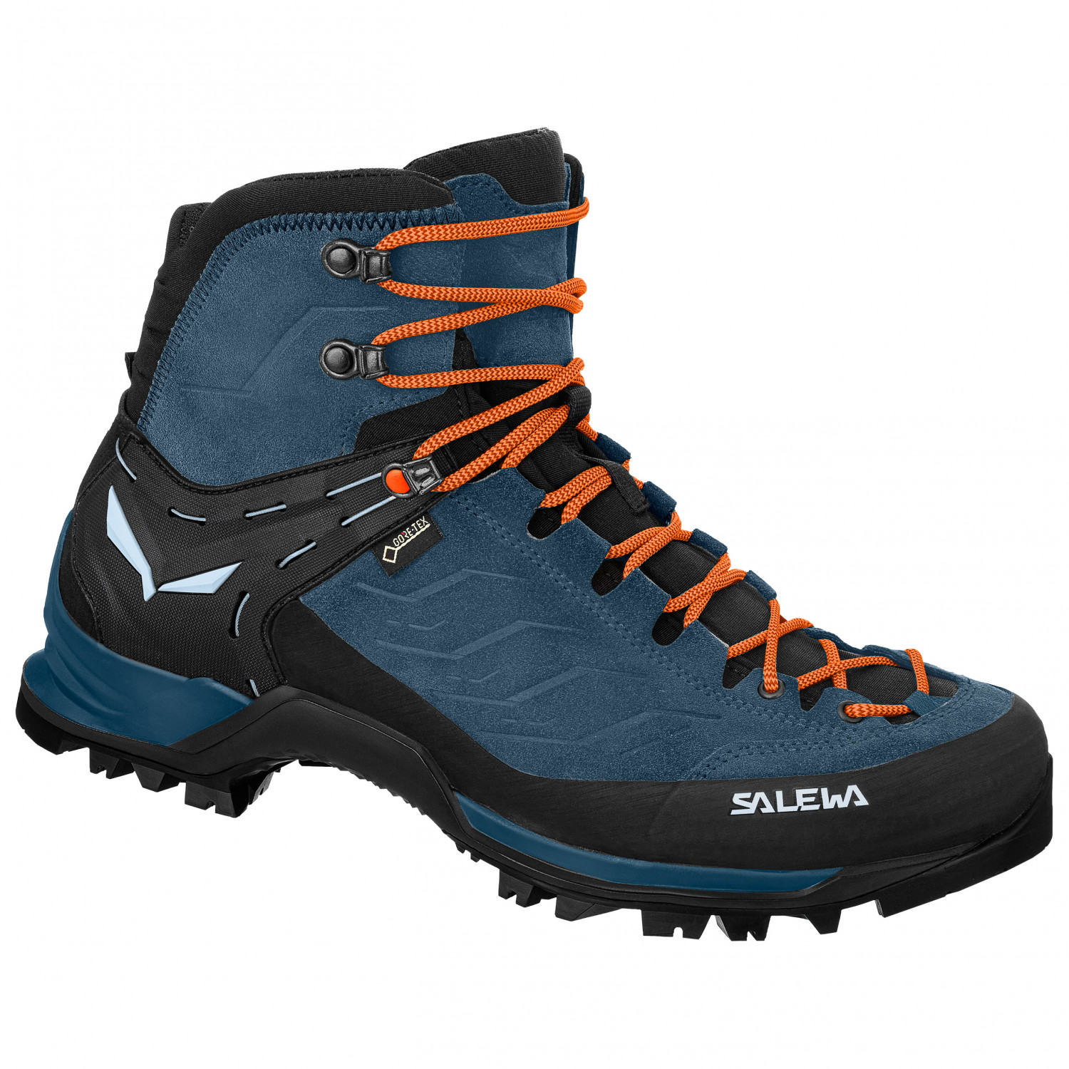 Ботинки для прогулки Salewa MTN Trainer Mid GTX, цвет Dark Denim/Black цена и фото