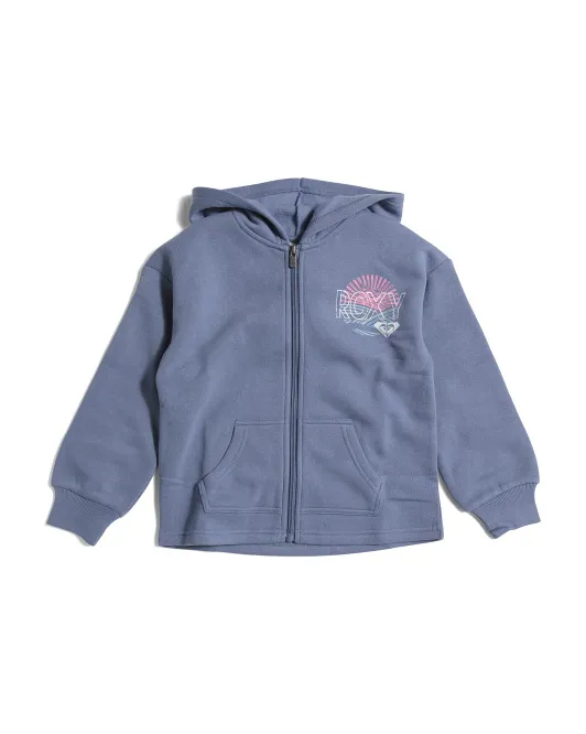 

Толстовка с полной молнией Roxy, цвет Bijou Blue