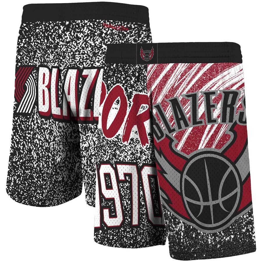 

Шорты Mitchell & Ness Portland Trail Blazers, черный