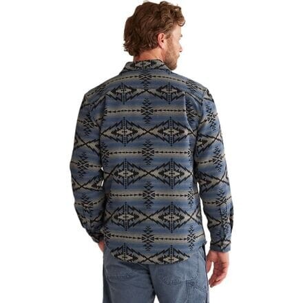 

Рубашка Marshall из замши мужская Pendleton, цвет Trapper Peak Blue/Grey