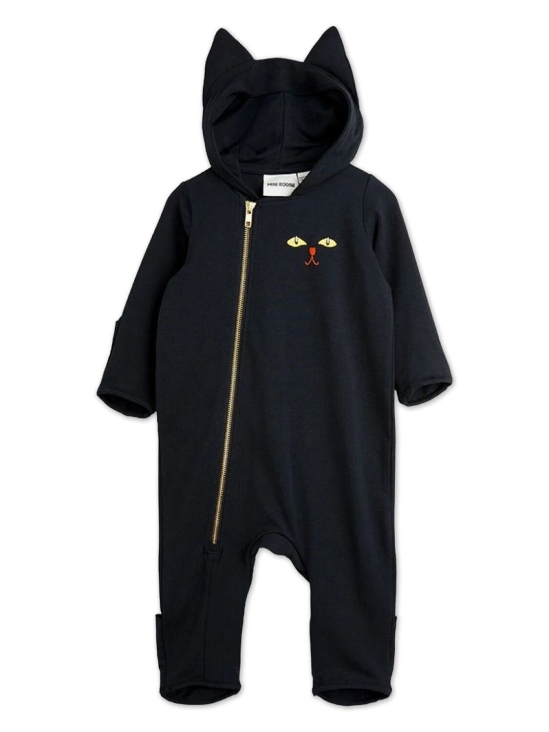 

Mini Rodini боди с длинным рукавом, черный