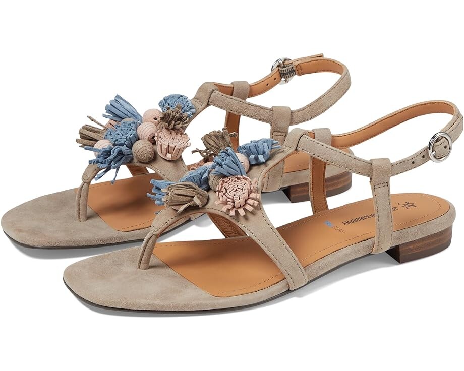 

Сандалии Johnston & Murphy Lilly Tassel Thong, цвет Taupe Multi