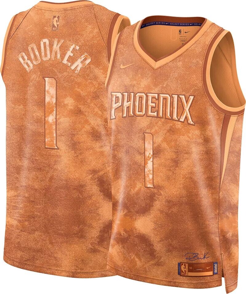

Джерси Nike Adult Phoenix Suns Orange Devin Booker #1 Dri-FIT Swingman