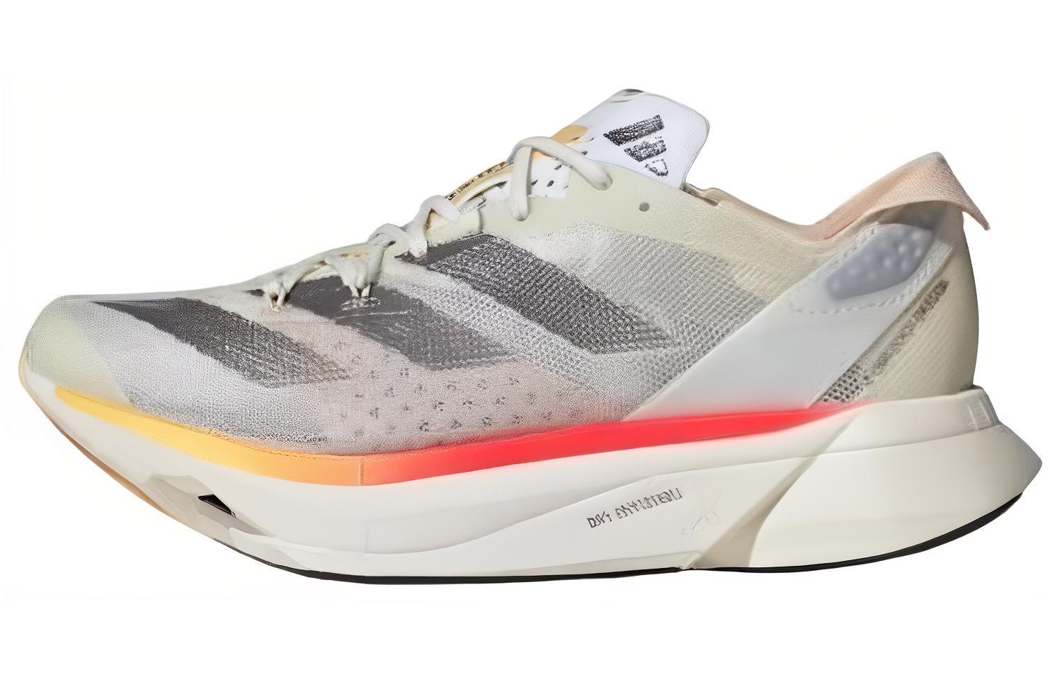 

Кроссовки adidas Adizero Adios Pro 3 Ivory Iron Metallic Crystal Sand Women's, белый/серебряный