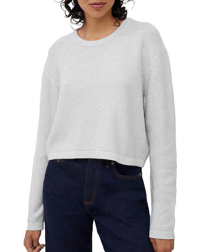 

Свитер с длинным рукавом Mozart Moss Stitch FRENCH CONNECTION, Серый