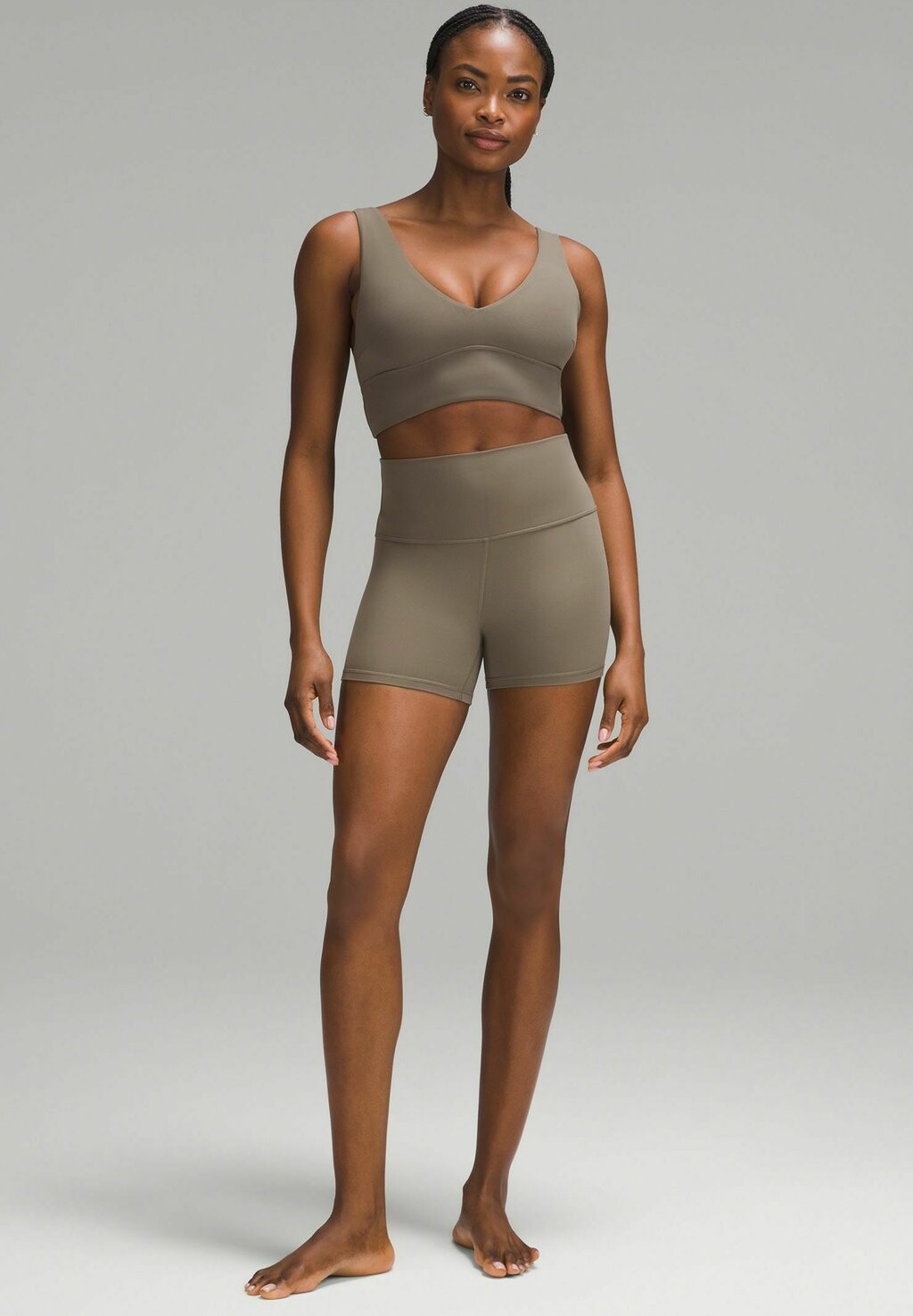 

Тайтсы Align High-Rise 10Cm lululemon, коричневый