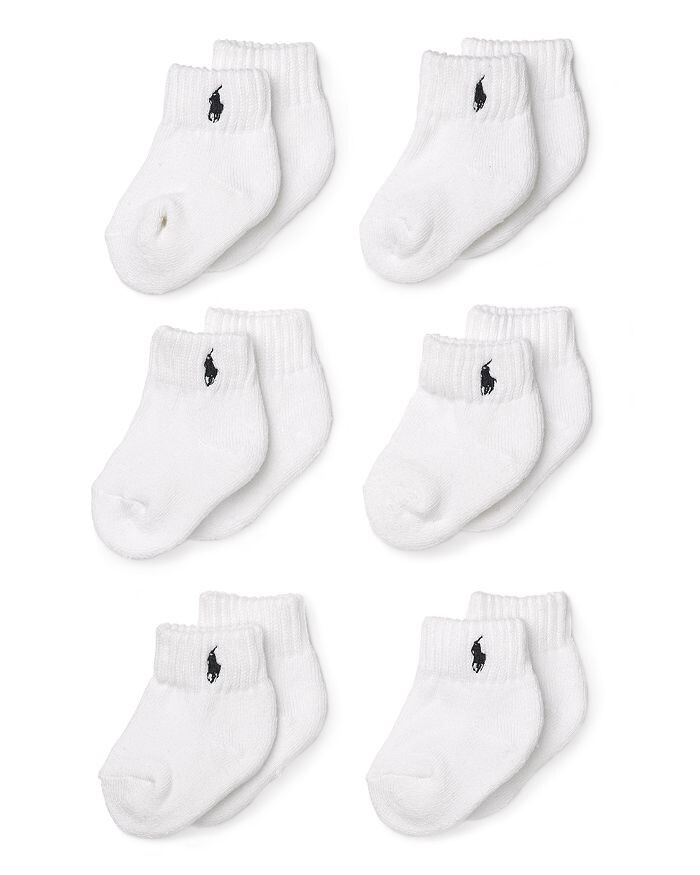 

Носки Layette для мальчиков Ralph Lauren, 6 шт. — для малышей, белый